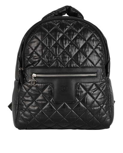 Coco Cocoon Backpack, &pound;1,200, Handbags, Black, Nylon, Front view